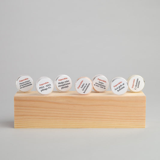 Visu produktu paraugu komplekts