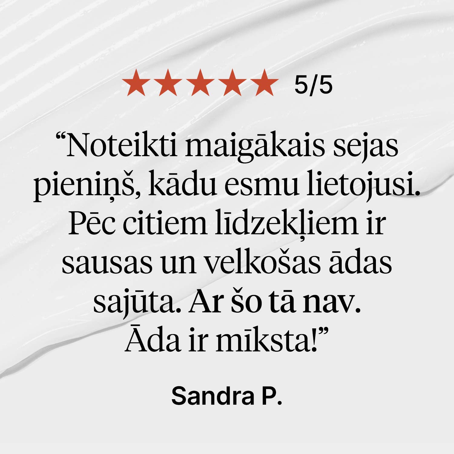 Atsauksme par sejas mazgāšanas pieniņu - Noteikti maigākais pieniņš, kādu esmu lietojusi!